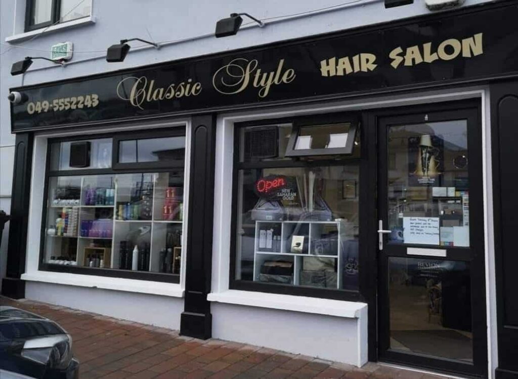 Classic Style shopfront.